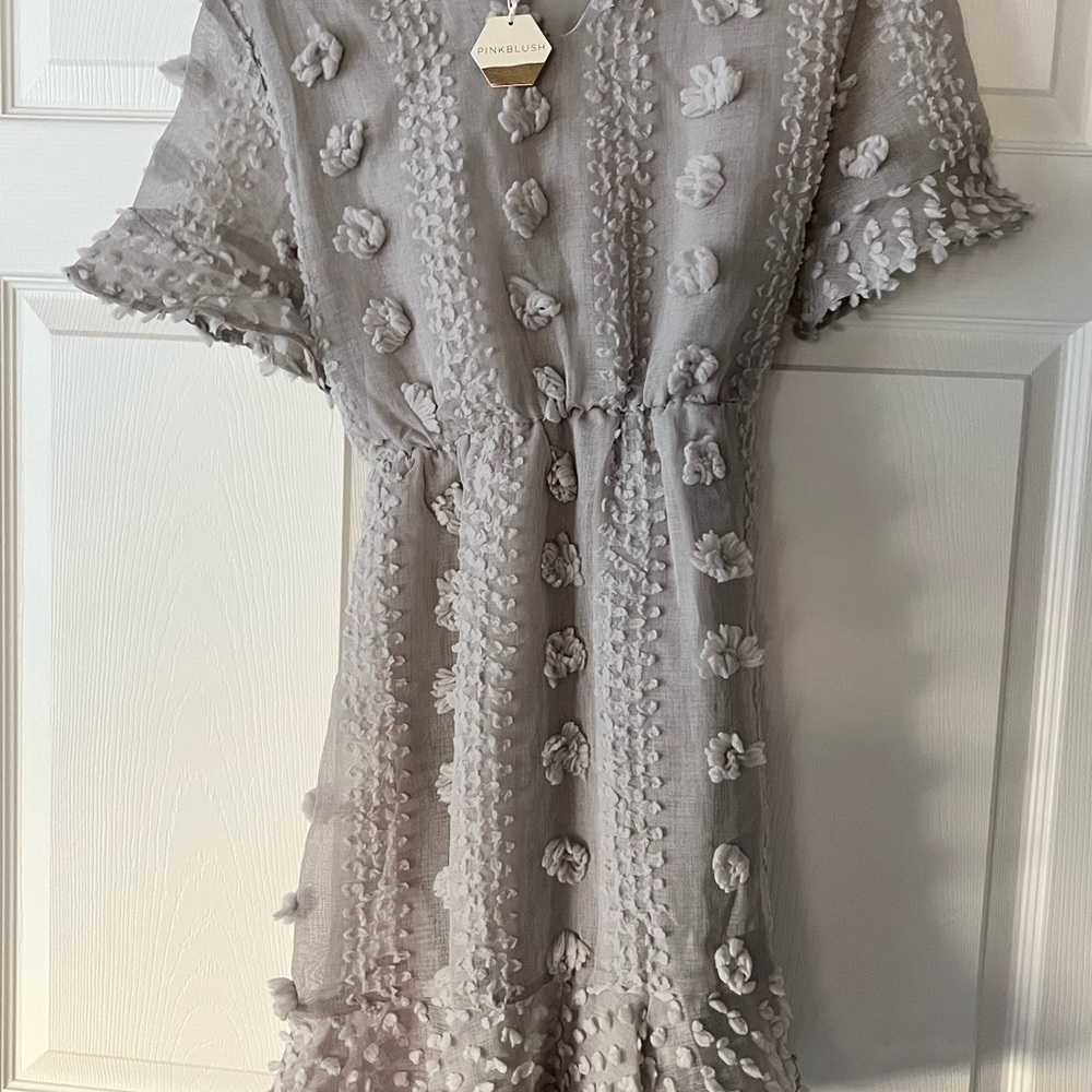 Pink Blush Maternity Dress